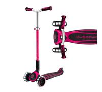 Globber 3 Wheel Light Up Scooter - 4 Years Plus - 5 Heights - Max Weight 100kg