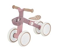 Globber Baby learning Balance Bike Walking Ride On Stable 4 Wheels- For Infants 12 Months to 3 Years - Adjustable Seat - 2 Year Warranty Warranty (Berry)
