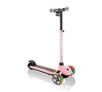 Globber E Motion 4 Plus - 3 Wheel Electric kids Scooter - from 6 Years Plus - Dual Braking System - 2 Year Warranty (Pastel Pink)