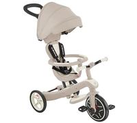 Globber Explorer Trike 4 in 1 Balance Bike Ride with Parent Handle - 10 Months Plus - 2 Year Warranty (Coconut)