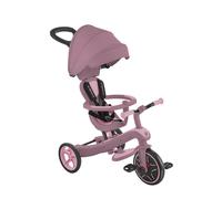 Globber Explorer Trike 4 in 1 Balance Bike Ride with Parent Handle - 10 Months Plus - 2 Year Warranty (Berry)