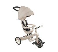 Globber Explorer Trike 4 in 1 Balance Bike Ride with Parent Handle - 10 Months Plus - 2 Year Warranty (Coconut)