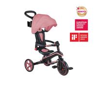 Foldable 4-in-1 Explorer Trike - GLOBBER rose