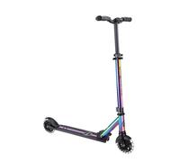 Globber - Flow Element Lights - Foldable Scooter 2 Wheels for Children from 5 Years and Teens, Neochrome