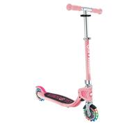 Globber Flow Junior Foldable Kids Kick Scooter - Secure Ride for 3-5 Years Old, T-bar, Battery-free LED Wheels, 2 Wheels, Anti-slip Grip - 2 Year Warranty
