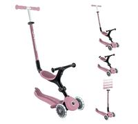 Globber Go Up Active Lights 3 Wheel Kids Scooter and Toddler RIde On - 15 Months to 9 years Plus - 2 year warranty (Berry Pink)