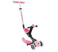 Globber - GO UP Deluxe Lights - 3-Wheel Scooter with Seat, for Children from 15 Months to 6 Years, Pink