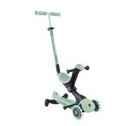 Globber - GO•UP Deluxe Lights ECO 360-3-Wheel Scooter with Seat and 360 Module, for Children from 15 Months to 6 Years, Pistachio Green