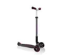 Globber Master Prime Kids Teen Folding 3 Wheel Scooter - 5 height Adjustable Handlebars 74 to 94cm - 2 Year Warranty (Deep Pink)