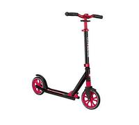 Globber Unisex 684-102 NL 500-205 2-Big Wheel Quick Folding Kick Scooter-Reflective and Adjustable Height T-Bar-Comfort Handlebar Grips-for Kids 8+, Teens, and Adults-Black & Red, Handle