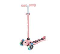 Globber Primo 3 Wheel Scooter With Light Up Wheels for 3 to 7 Years - Max User 50kg - 2 Year Warranty (Pastel Pink)