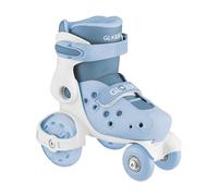 Globber Quad Skates Boys, Blue, 26-29, Polyurethane, Inline Skate Wheel, Polyurethane (PU), Fastening, 50 mm