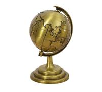 Globe Decor | Education Modern Desktop World Globe | Stylish Learning Tool Display | Contemporary Rotating Map Decoration Piece | Geographic Study Ball for School, Desk, Home