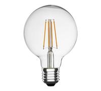 Globe Edison Vintage Style LED Filament Bulb 10W = 94W - 1400 Lumens - Dimensions: d 125 x 175 mm Angle Luminous Flux 360° (Warm White 2700K)