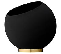 AYTM Globe flower pot, Ø 37 cm, black, aluminium, steel