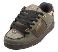 Globe Mens Fusion Skate Inspired Sneakers Shoes, Mud/Camo, 10 UK