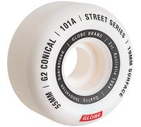 Globe G2 Conical Street Wheel, Adult Unisex, White/Essential (Multicolour), 55 mm
