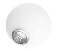 Globe Glass Lamp Shade Replacement, G9 20mm White Round Cover | Modern Minimalist Style, Easy Cleaning Glass, for Pendant Lights and Desk Lamps, Living Rooms