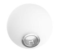 Globe Glass Lamp Shade Replacement White Round Cover for Lamps | Globe Lampshade, Excellent Light Transmission, Modern Sl xterior, Easy Maintenance, Versatile Application