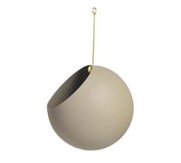 AYTM GLOBE hanging pot Ø17 cm h28 cm Taupe