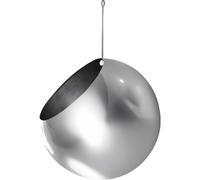 GLOBE Hanging Flowerpot Ø17 Silver