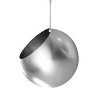 GLOBE Hanging Flowerpot Ø21 Silver