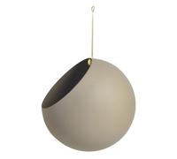 GLOBE Hanging Flowerpot 32 cm Taupe