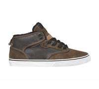 Globe High Sneaker Laced Motley Mid Brown Warm Lining Leather Rubber