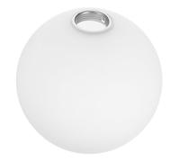 Globe Lamp Shade Frosted White Glass for E27 Pendant Light | 1.57 Inch Fitter Opening, Modern round Form, Living Room and Kitchen Use, Easy to Clean
