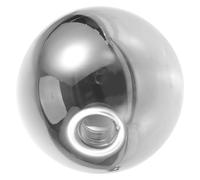 Globe Lamp Shade Replacement Smoky Grey Glass for G9 Lights | Threaded Fixing, Translucent Finish, Modern round Sphere Design, Eye-friendly Diffusion for Wall Lights and Ceiling Fixtures