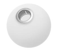 Globe Lamp Shade White Glass Round Globe Light Cover | Modern Sphere Design, Easy Installation, Excellent Light Transmission, Versatile Use for Table and Pendant Lamps