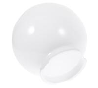 Globe Lampshade Acrylic 9.84 Inch Round Light Cover Replacement | Acrylic Material, Socket Diameter about 9.50cm, for Outdoor Garden Lights and Home Hotel Use