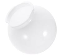Globe Lampshade Acrylic White Round Cover for Outdoor Pole Lights | Soft Light Diffusion, Socket Diameter 9.50cm, Smooth Surface, One Lampshade, Contemporary Style