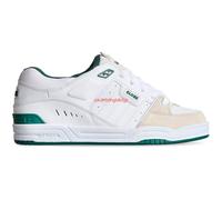 Globe Mens Fusion Skate Shoes, White/Green, 9 UK
