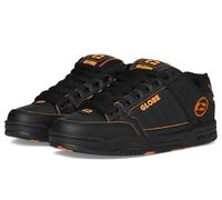 Globe Men's Tilt Skateboarding Shoe, Black/Orange/Mosaic, 7