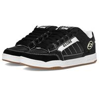 Globe Men's Tilt Sneaker Skate Shoe, Black/White/Stitch, 10 UK