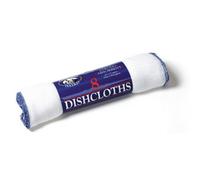 Globe Mill Textiles Dish Cloths (Pack Of 8) White (25Cm X 30Cm)