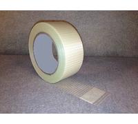 Globe Packaging 12 Rolls Of STRONG CROSSWEAVE REINFORCED TAPE 50mm x 50M
