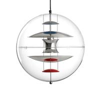 Globe Pendant Ø50 Chrome/ Red/ Blue
