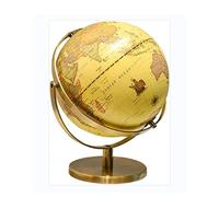 Globe, Retro Mini Globe Office Desktop with Alloy Base 5. Inch Clear Text Marking