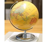 Globe, Retro Mini Globe Office Desktop with Alloy Base 5. Inch Clear Text Marking