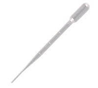 Globe Scientific Transfer Pipet, 137050-500, 5.0mL Capacity, Non-Sterile, Graduated to 2mL, 155mm Length, Bulb Draw - 2.0mL, 500/Box
