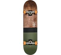 GLOBE Skateboards Half Dip 2 Complete Street Complete Skateboard, Dark Maple/Hunter Green, 8.0Fu