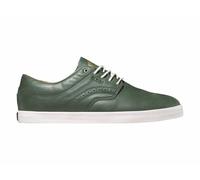 Globe Sneaker Half Shoe Laced The Taurus Green Leather Rubber Sole