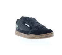 Globe Tilt GBTILT Mens Black Leather Lace Up Skate Inspired Trainers Shoes
