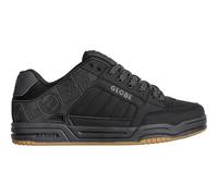 Globe Tilt Mens Black Grey Leather Skate Shoes Trainers Size 8-13