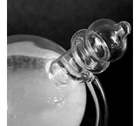 Globe Water Shape Weather Forecast Crystal Bottle Glass Home Decor Change Prediction Windstorm Indicator Transparent Chemical Solution Craft