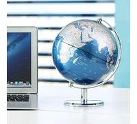 Globe, World Globe Ornaments, 360° Rotating Metal Bracket Base Decordesktop for Office Living Room Decoration Ornament