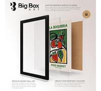 Globe World Map Vol.1 Framed Print | A2 Oak Framed Wall Art | Ready to Hang | Modern Map Picture | Living Room Bedroom Lounge Office