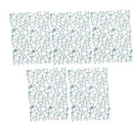 Globellapro 10Pcs 14.5cmx19.5cm Green Plastic Gauze Mesh Roll, Plastic Decorative Netting for DIY Decoration Flower Wrapping